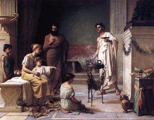 A Sick Child brought into the Temple of Aesculapius  1877