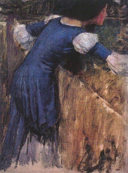 Picking Flowers study 1900