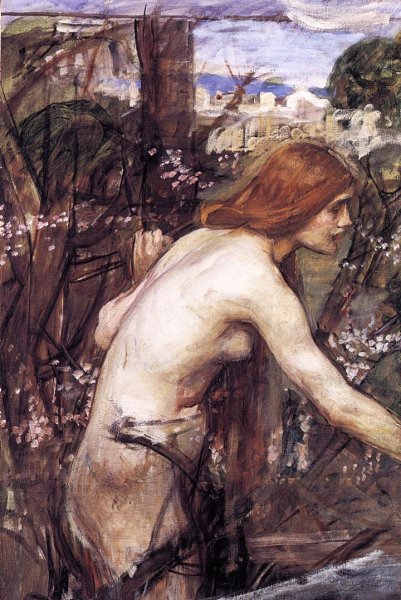 Woman Picking Flowers  1909-14