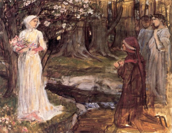 Dante and Beatrice  1915