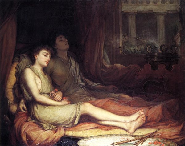 Sleep and his Half-brother Death  1874