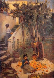 The Orange Gatherers  1890